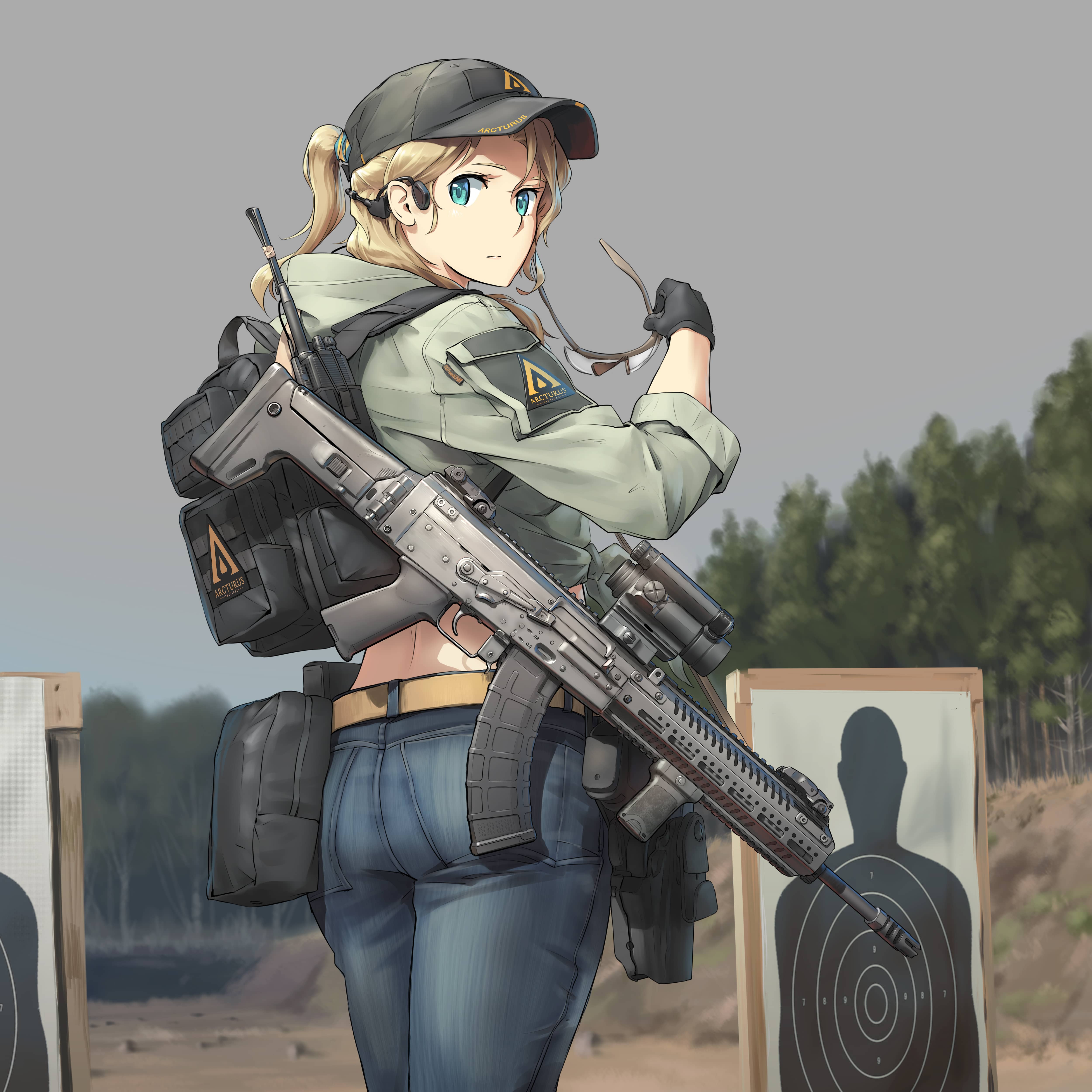Tactical Anime Girl Folder Gun Paperwork Registration Supporting Doc A4  Holder | eBay